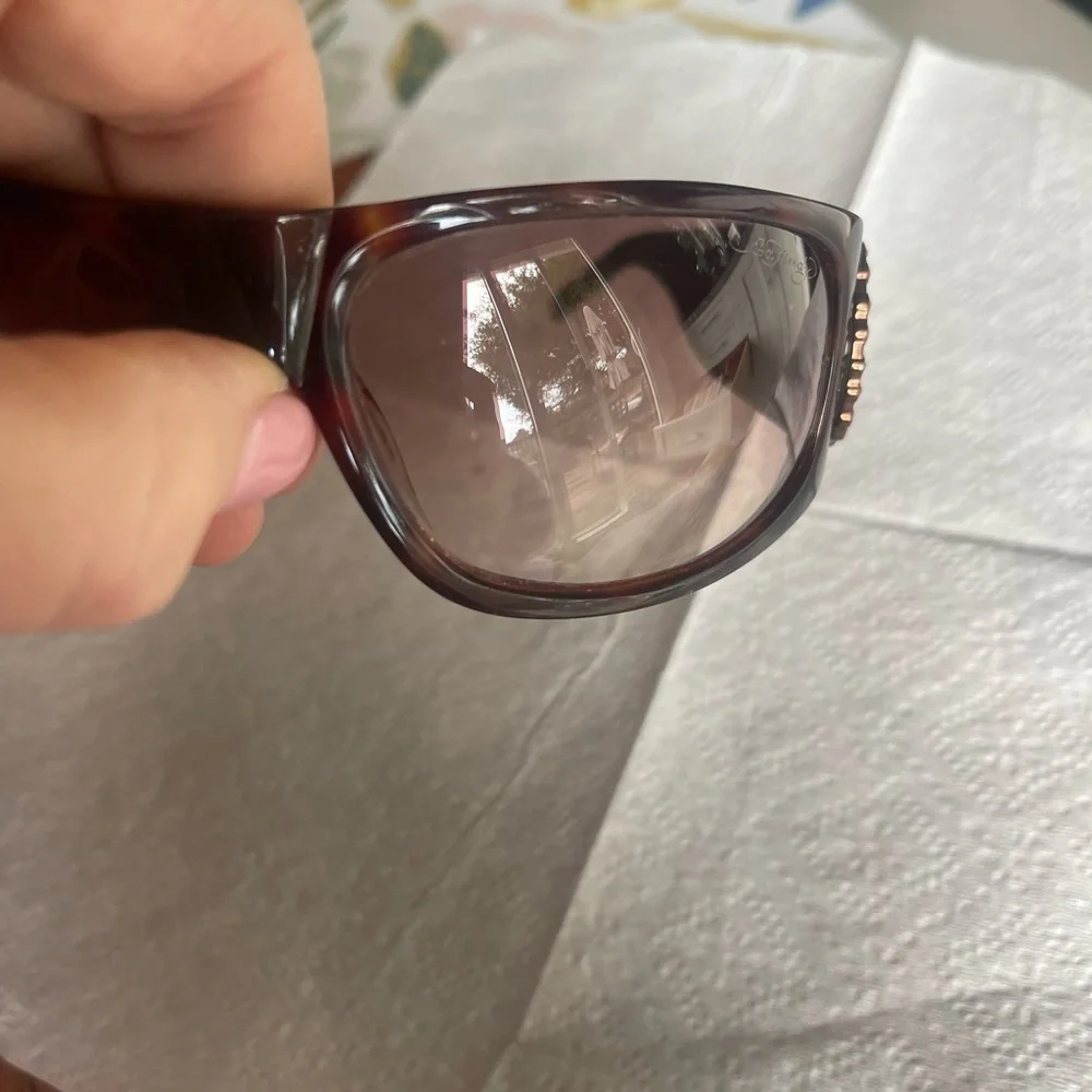 Ed Hardy vintage Live to Ride sunglasses set with case